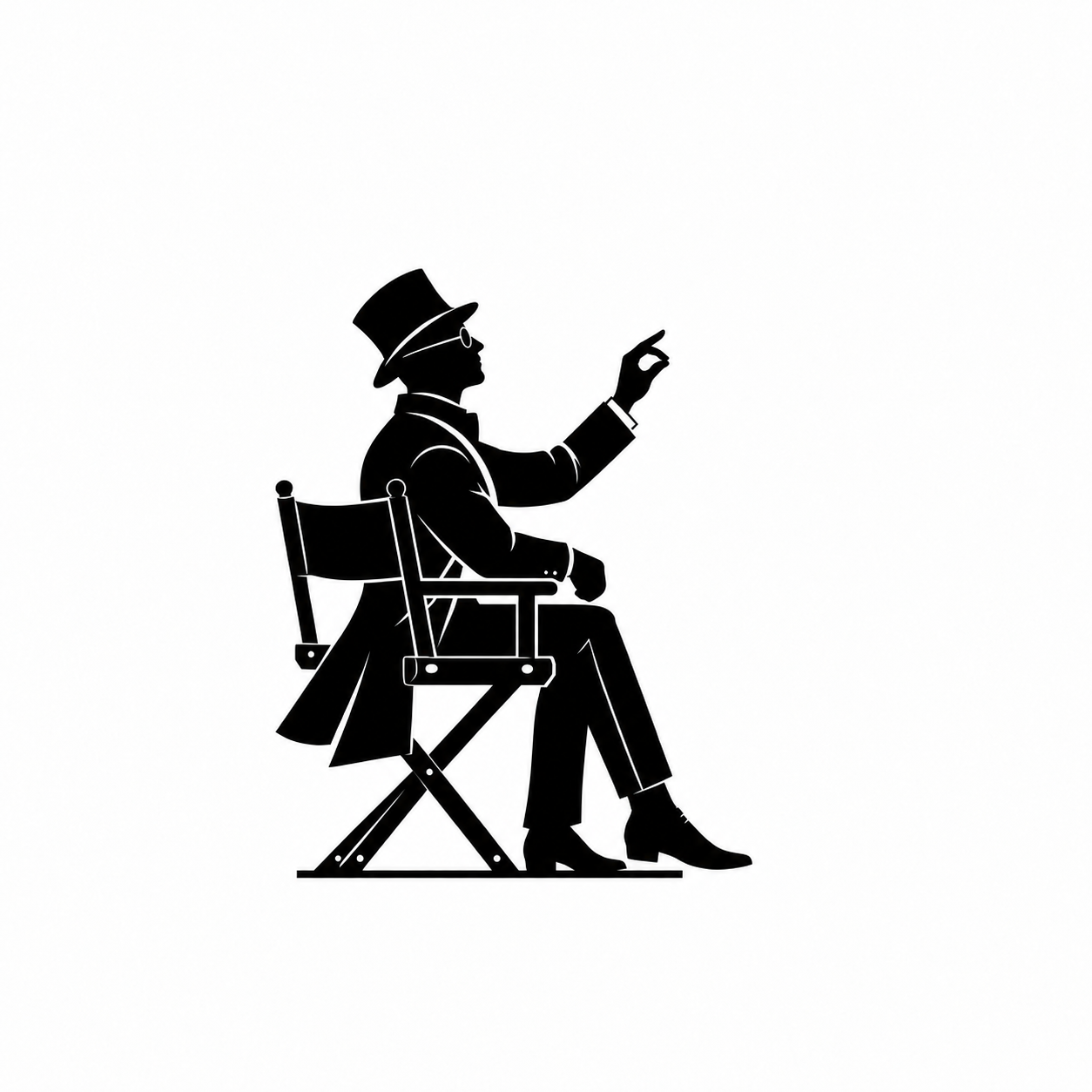 Логотип Bureau 723 — режиссёр в кресле